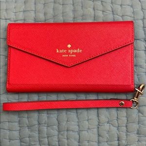 Kate Spade Folio Phone Case Wristlet